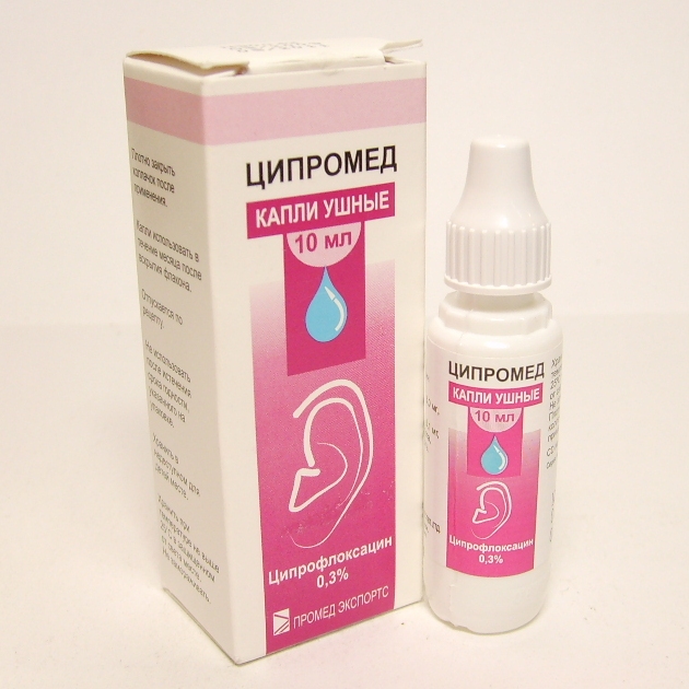 ципромед ушные капли