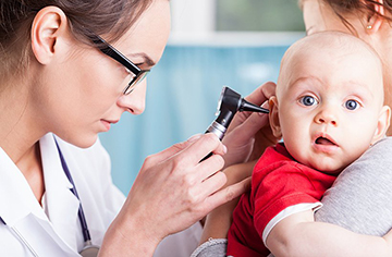 отит у грудничка