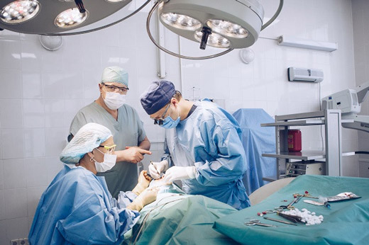 Операция при ожоге