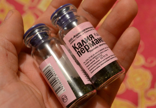 Марганцовка в баночке