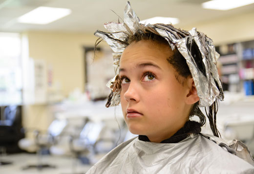 Окрашивание волос