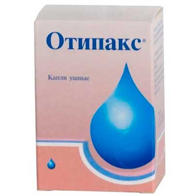 Капли от насморка и отита