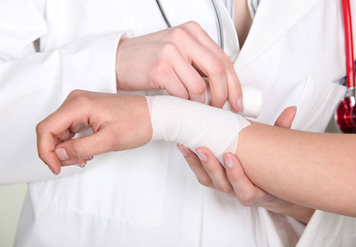 Ожог от стерильной повязки Ожог от стерильной повязки