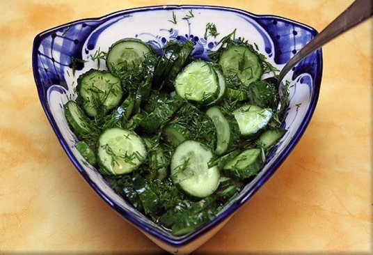 Салат с укропом Салат с укропом