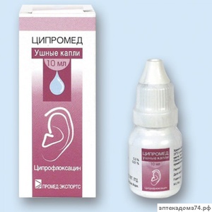 Ушные капли Ципромед Ципромед – ушные капли для лечения отита